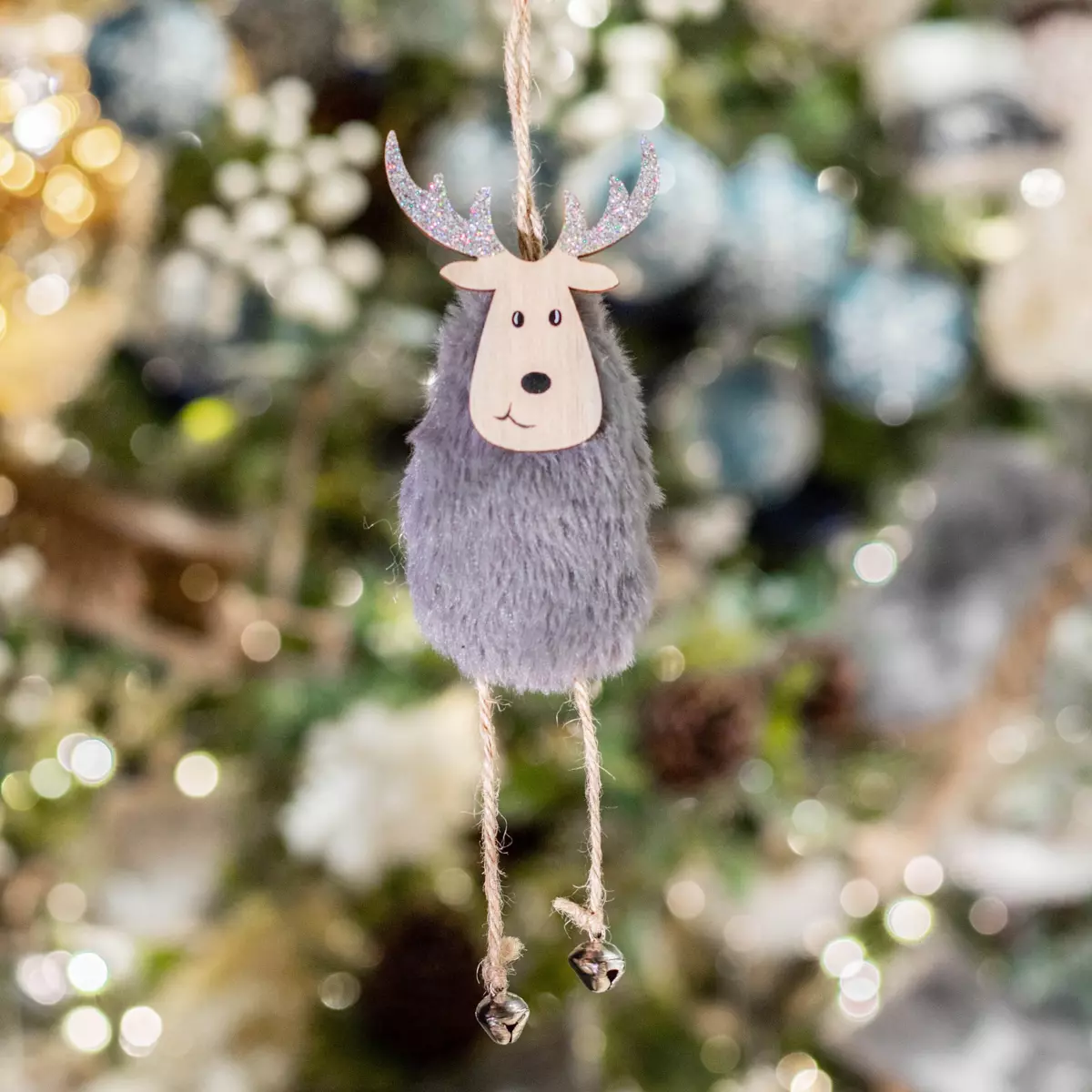 Sospensione Cervo Melo di Natale Marrone scuro 1