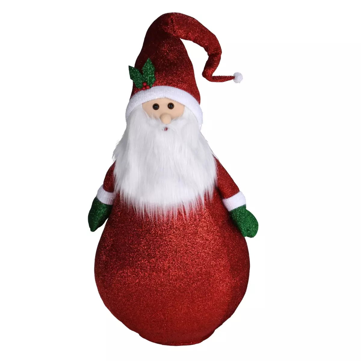 Kerstman opvouwbaar verlicht (batterij) H140 cm rood 2