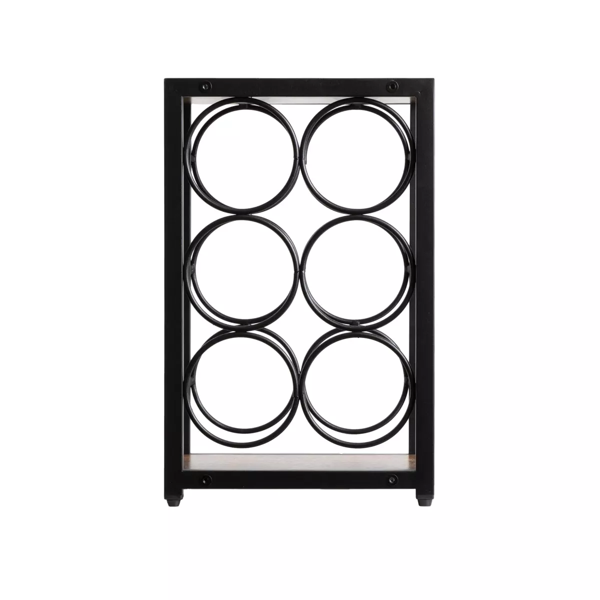 Casier range-bouteilles industriel  6 emplacements (H20 cm) Sacha Noir 3