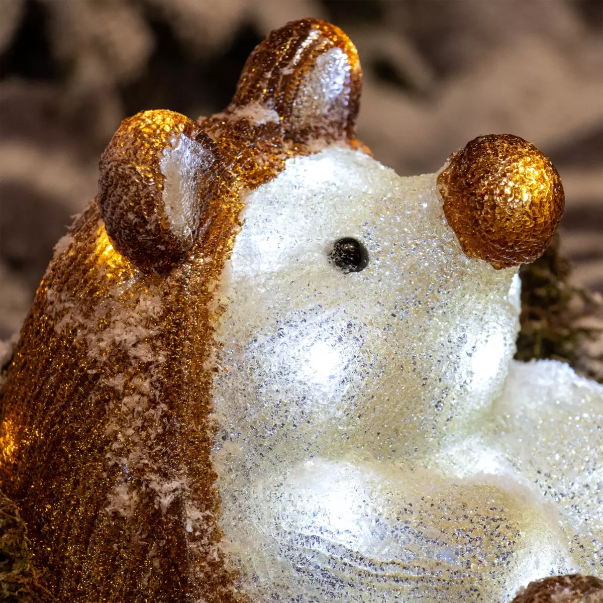 Hérisson lumineux Emile Blanc froid 30 LED 2