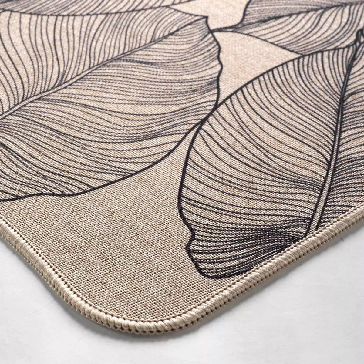 Alfombra antideslizante (120 cm) Jade Beige 4