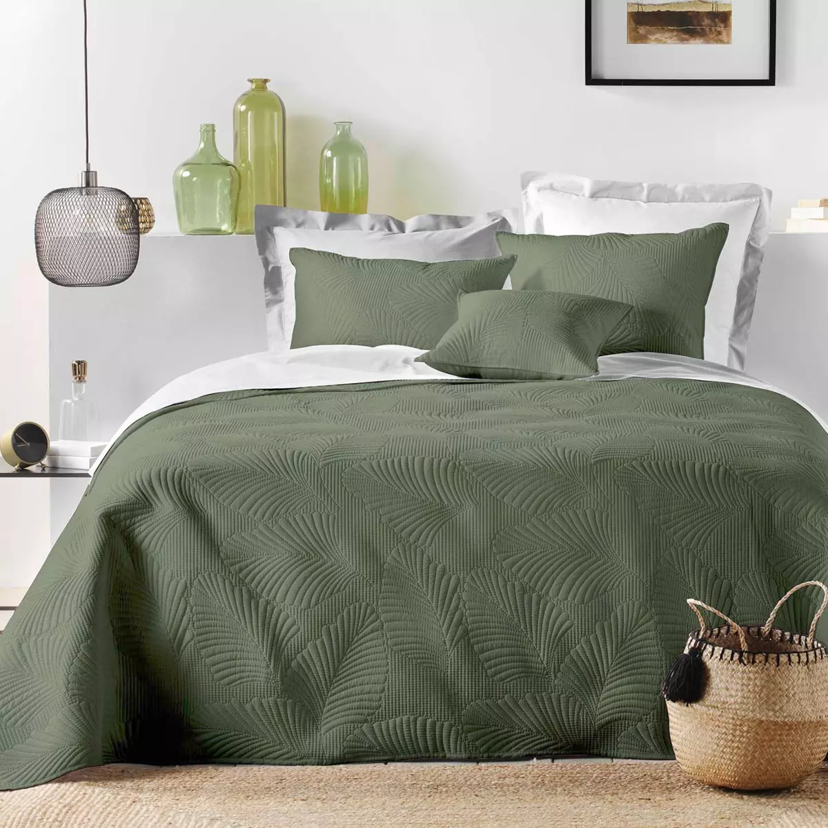 Housse de coussin (60 cm) Palombine Vert kaki 3