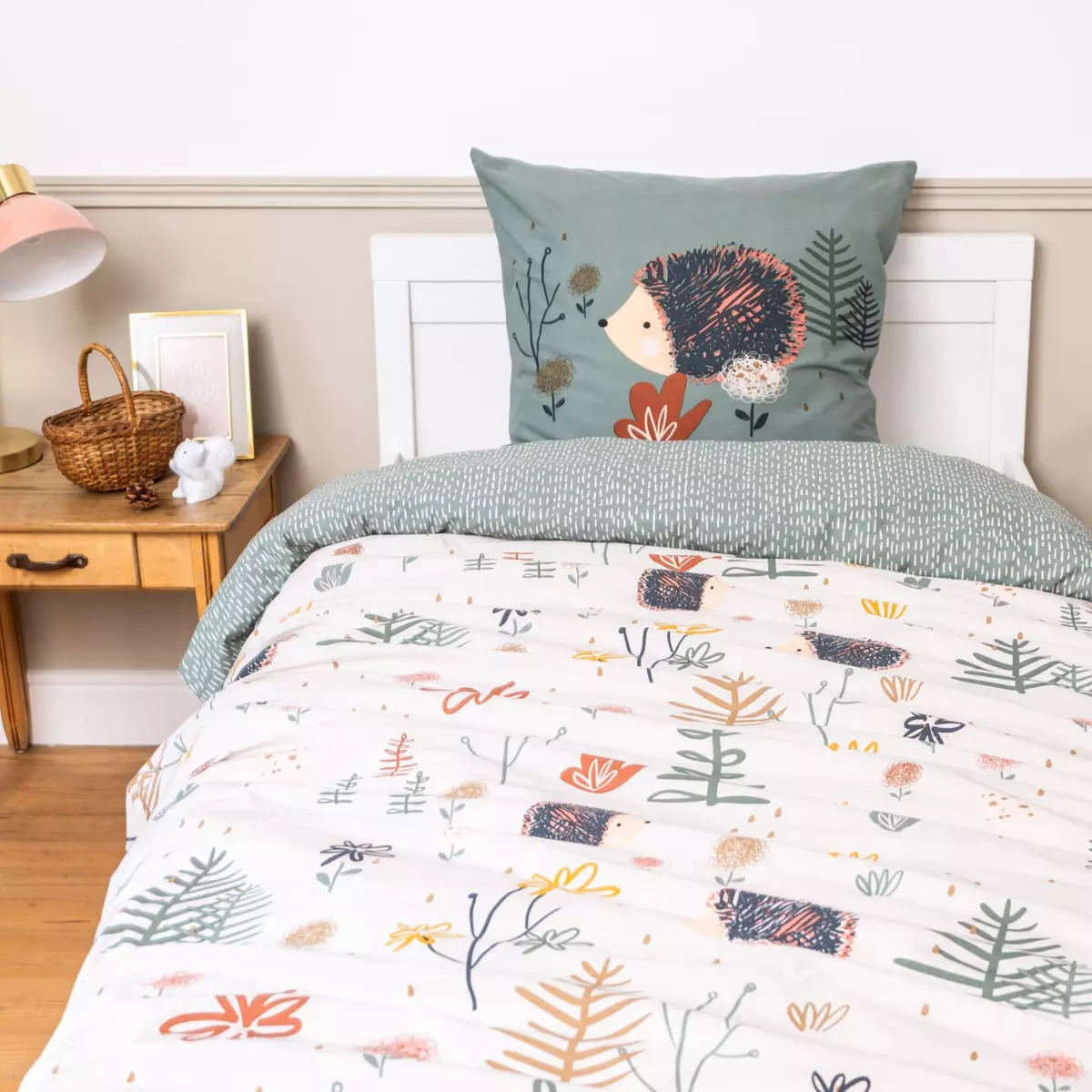 Copripiumino e una federa bambino cotone (140 cm) Polisson Multicolore