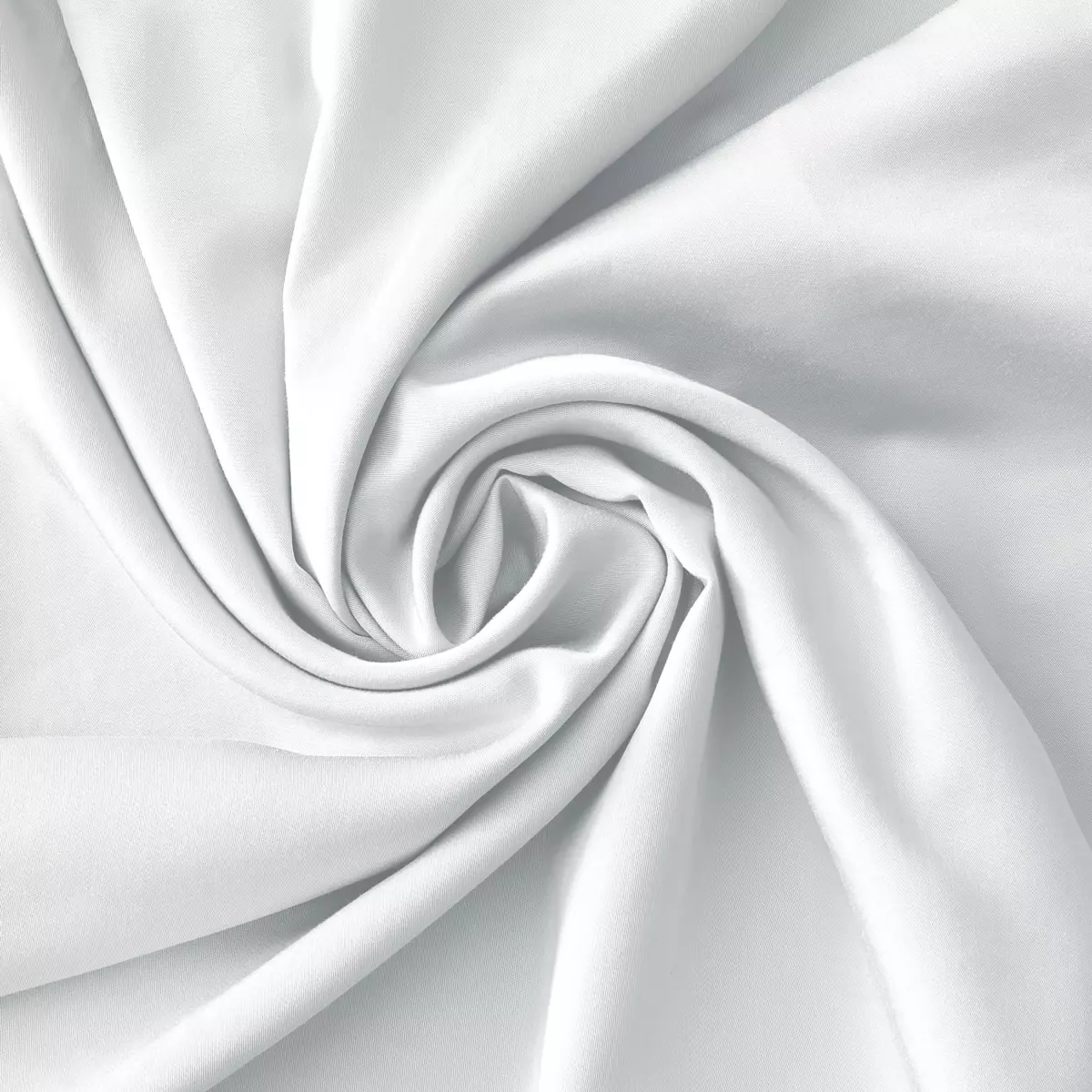 Drap housse satin de bambou (180 x 200 cm) Salomé Blanc chantilly