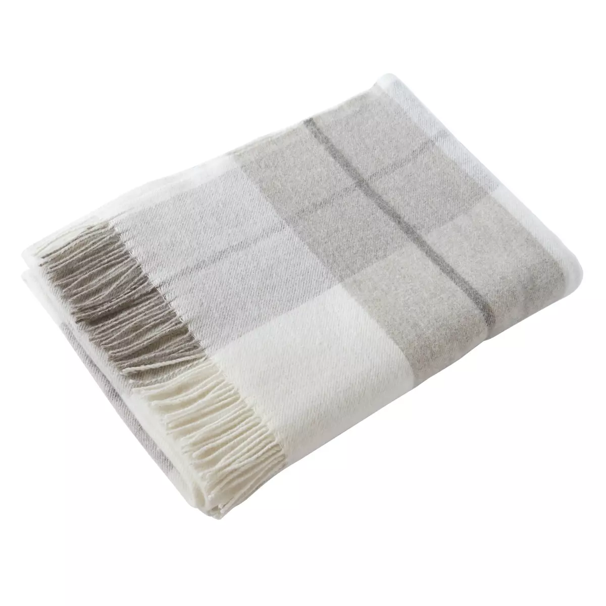Plaid laine (200 cm) Marius Beige
