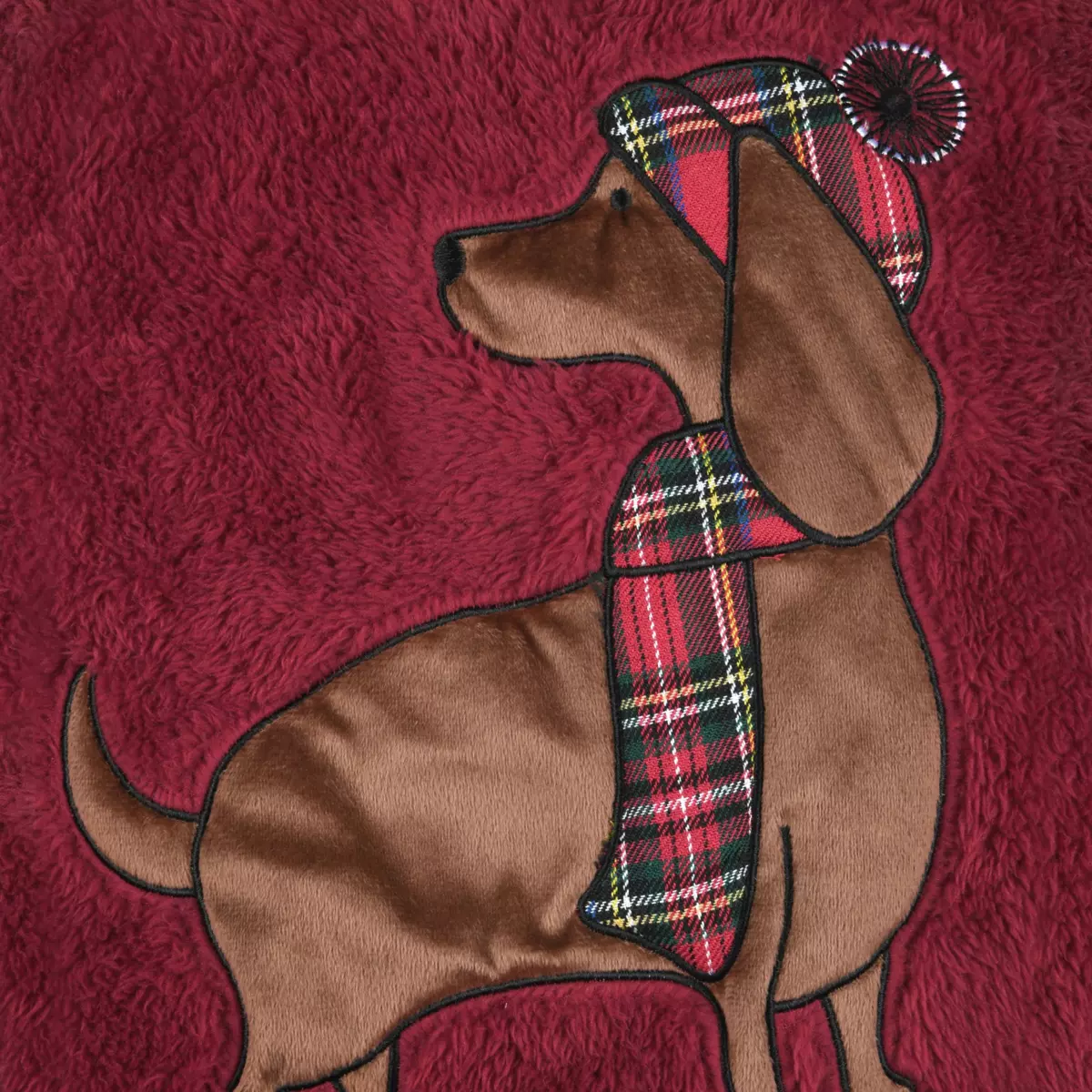 Plaid de noël (150 cm) Douillet Rouge 3