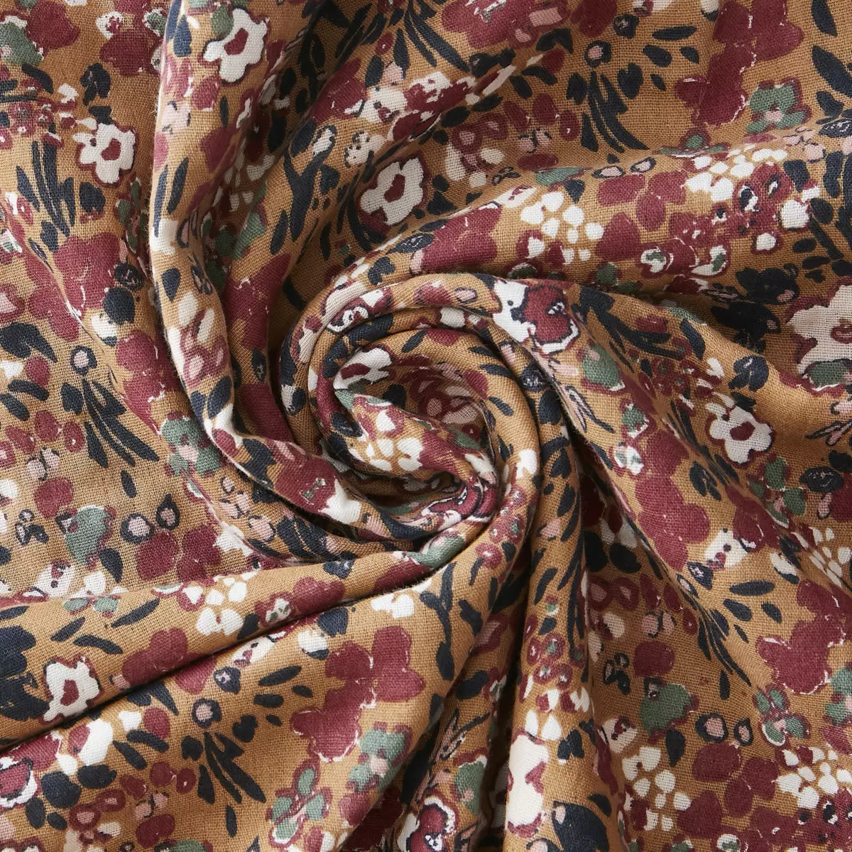 Funda Nórdica en gasa de algodón (260 cm) Constance Camel