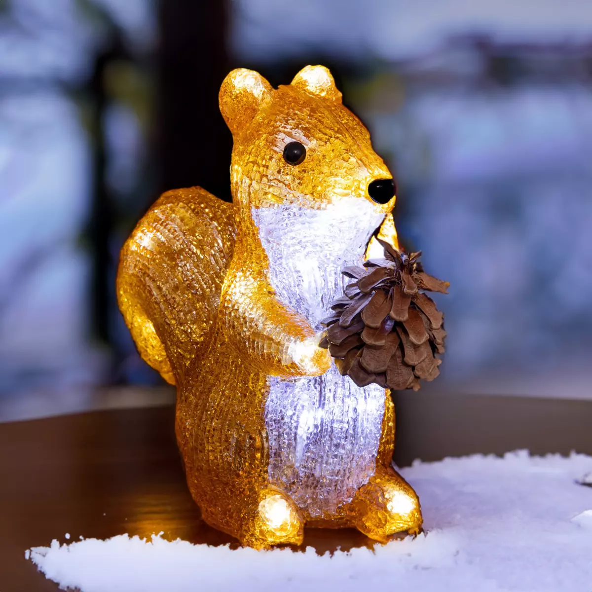 Ecureuil lumineux Tad Blanc chaud 20 LED 1