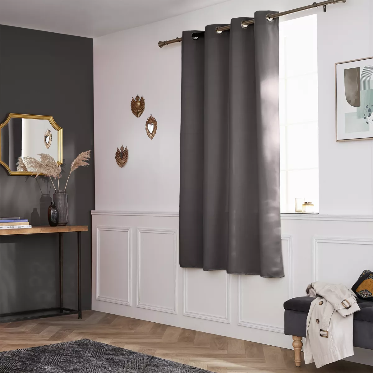 Tenda oscurante (140 x 180 cm) Obscure Grigio antracite