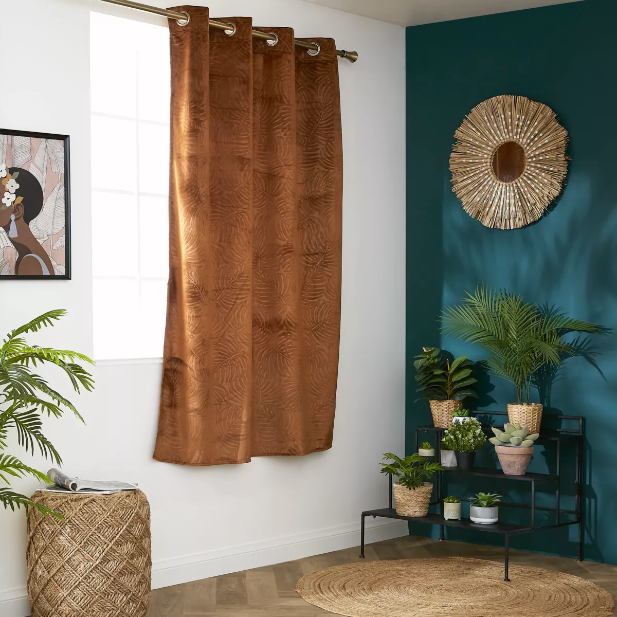 Verdunkelungsvorhang (140 x 180 cm) Fern Camel