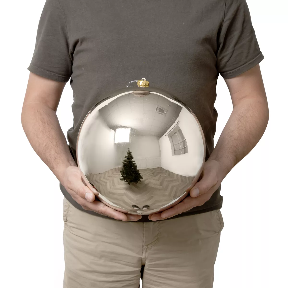 Boule de Noël (D250 mm) New Alpine Perle 1