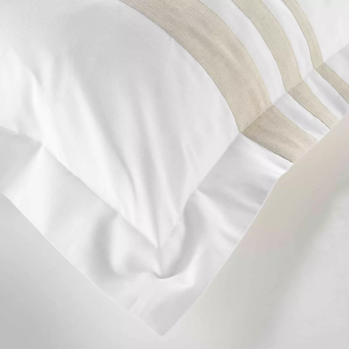 Funda nórdica y dos fundas en algodón (240 x 220 cm) Margaux blanco