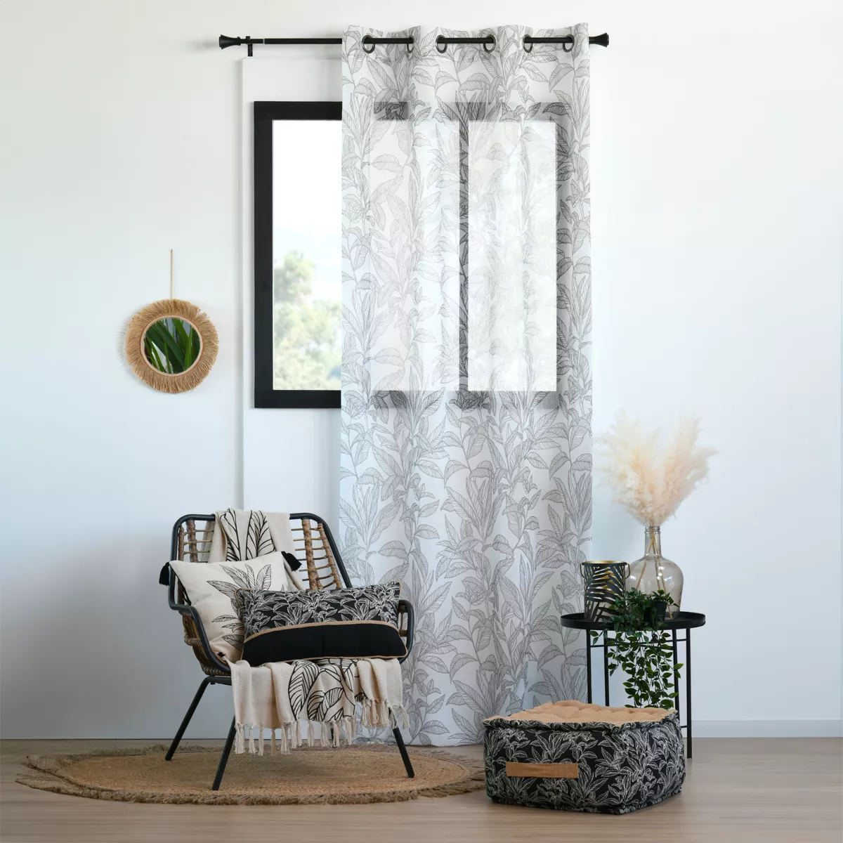 Tenda trasparente (140 x 260 cm) Kinogi Beige