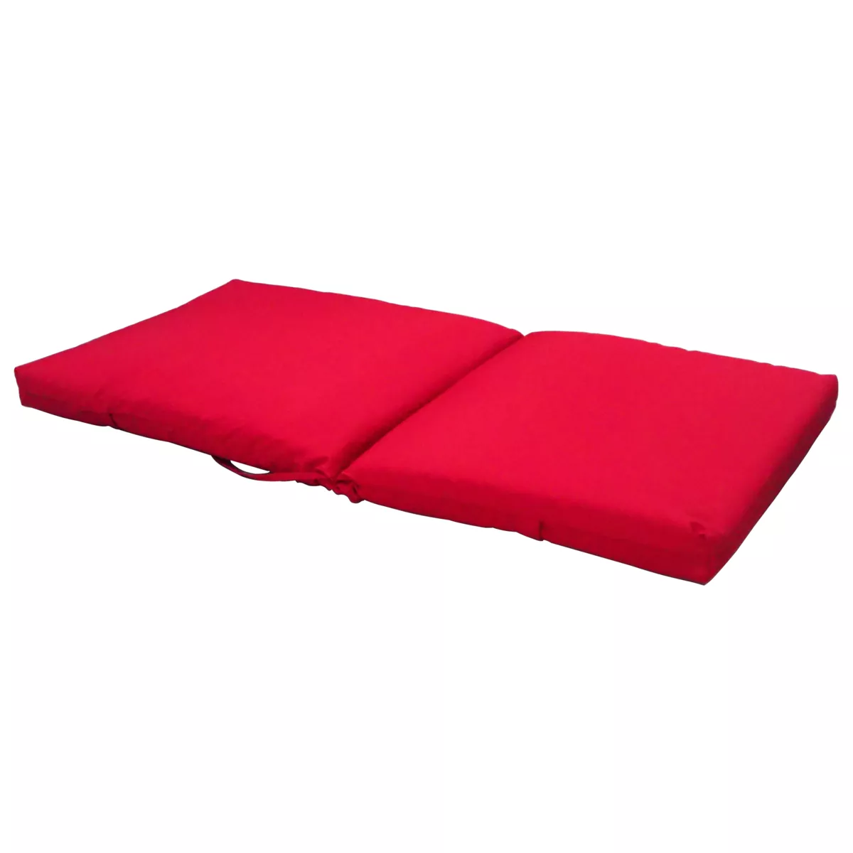 Galette de chaise avec dossier (L90 cm) Mambo Rouge