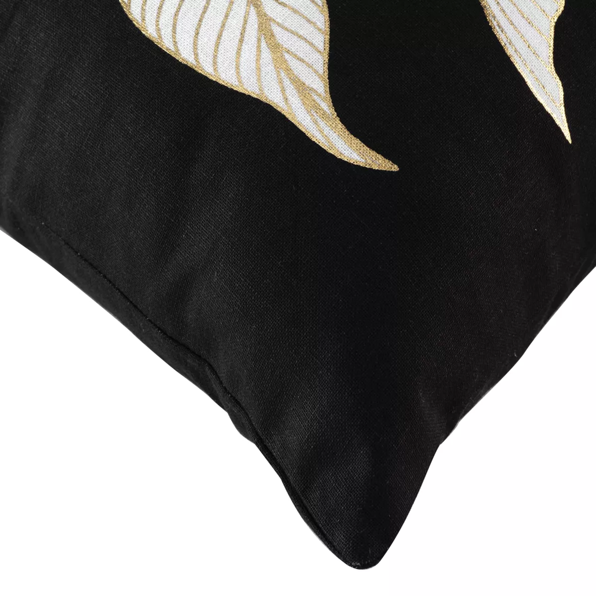Cuscino quadrato cotone (45 x 45 cm) Jill Nero