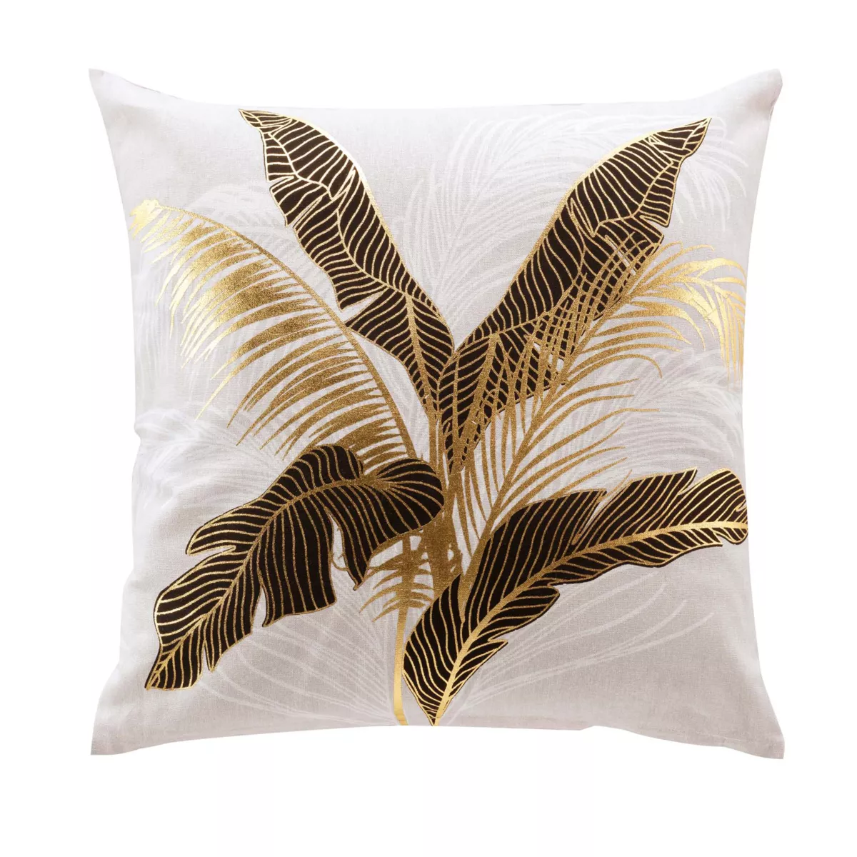 COUSSIN DEHOUSSABLE COMPRESSE 45 x 45 CM COTON IMPRIME OR AILEEN DES. PLACE
