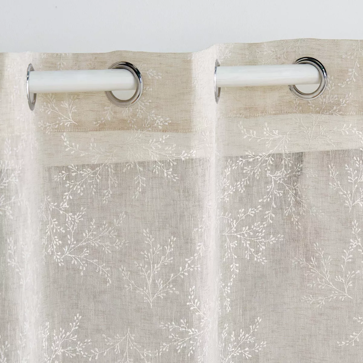 Visillo tejido (140 x 240 cm) Karla Topo