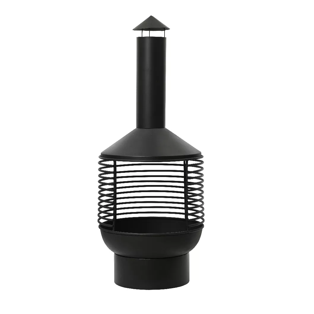 Braciere caminetto per esterno Mérida - Nero