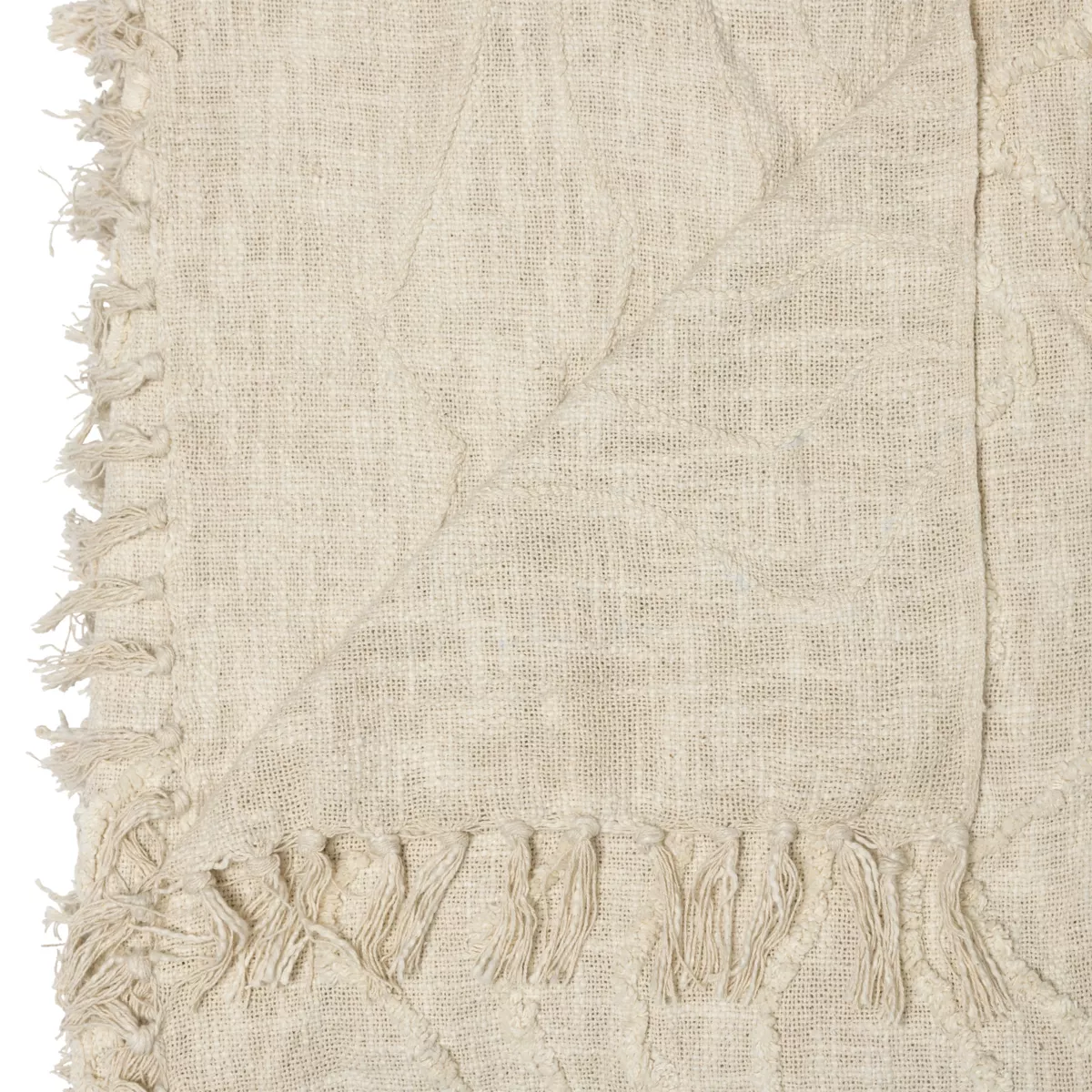 Colcha de algodón (260 x 240 cm) Daisy Beige
