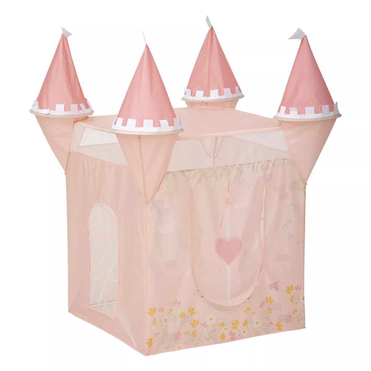 TENTE POPUP CHATEAU PRINCESSE L, 130 x P, 78 x H, 78 cm Rose