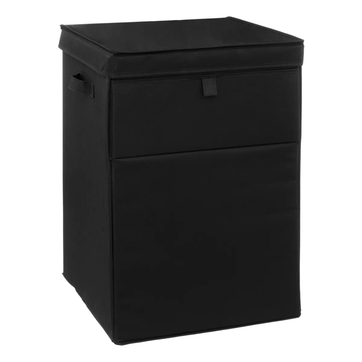 Cesta de ropa plegable (36 x 36 x 55 cm) Colorama Negro
