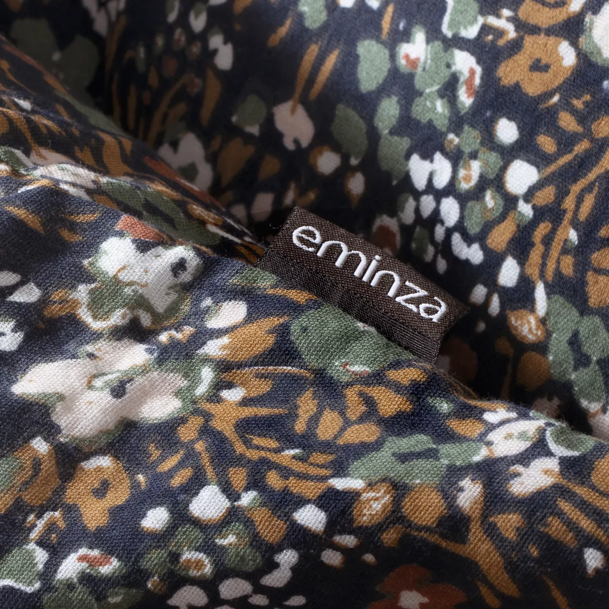 Bettbezug aus Baumwoll-Gaze (260 cm) Constance Dunkelblau