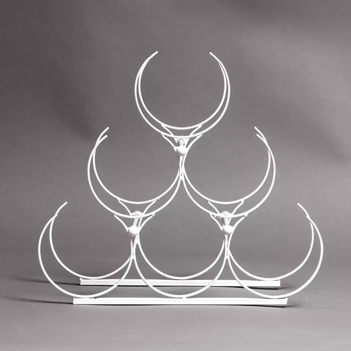 Weinregal Metall (H28 cm) Noa Weiß 2