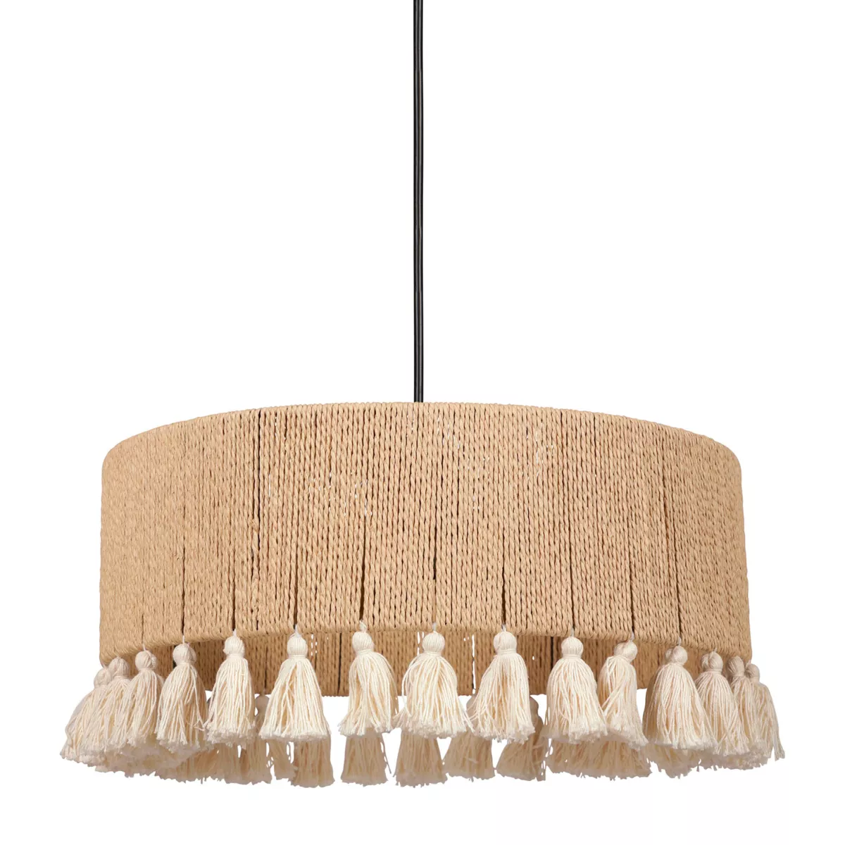 Hanglamp pompons en Seil (D35 cm) Charlotte Zwart 