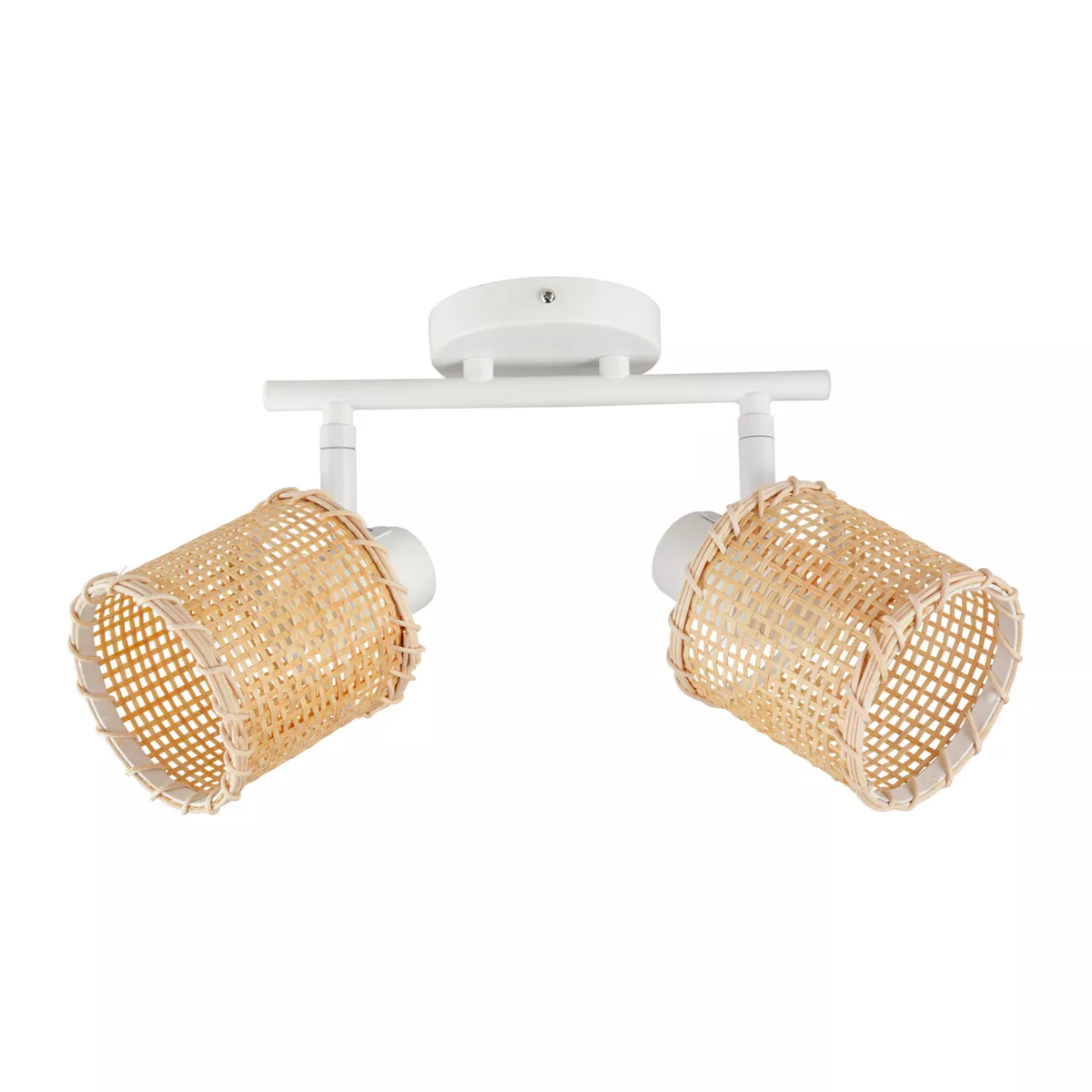 Deckenspots 2-flamming Bambus (L30,5 cm) Mahina Naturfarben