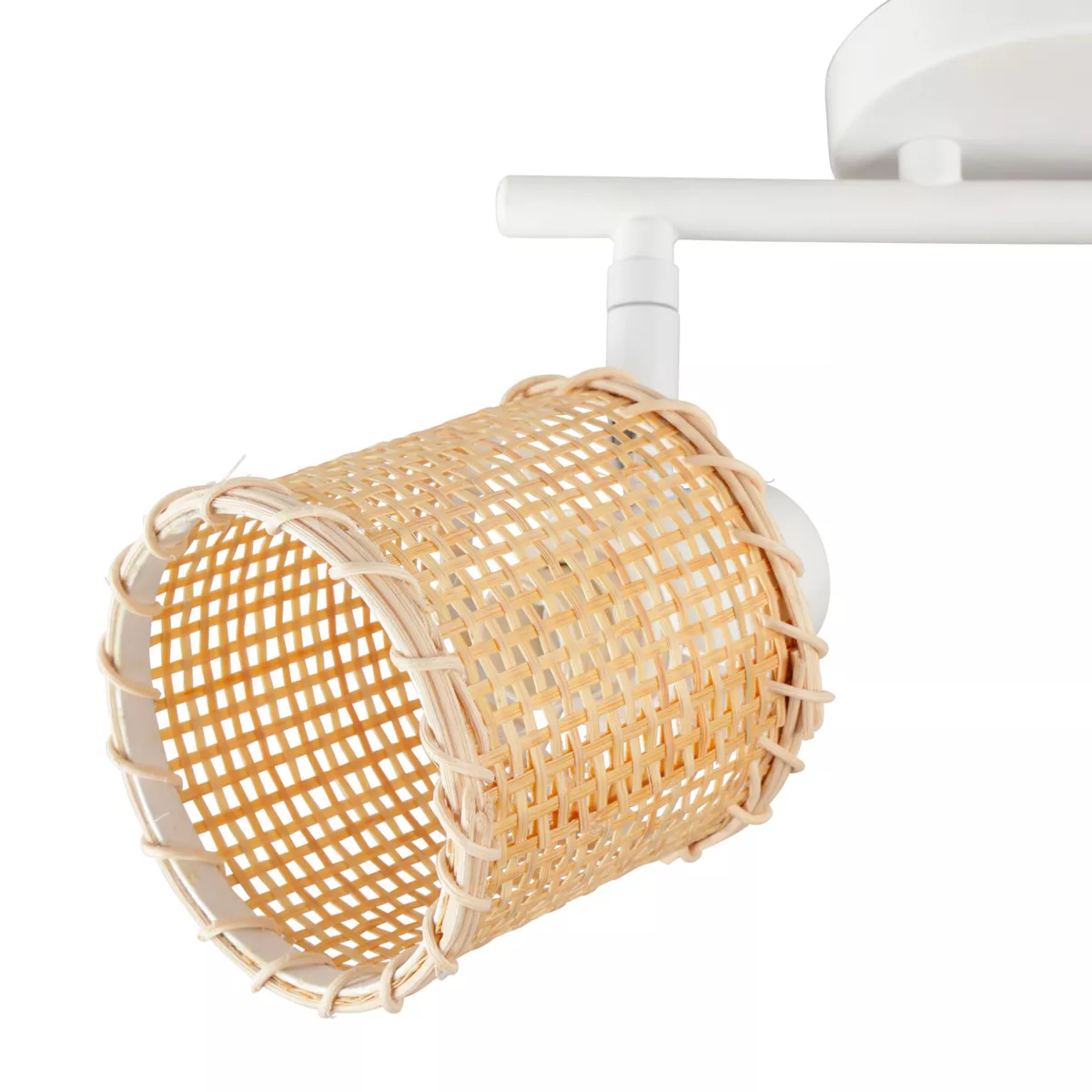 Deckenspots 2-flamming Bambus (L30,5 cm) Mahina Naturfarben