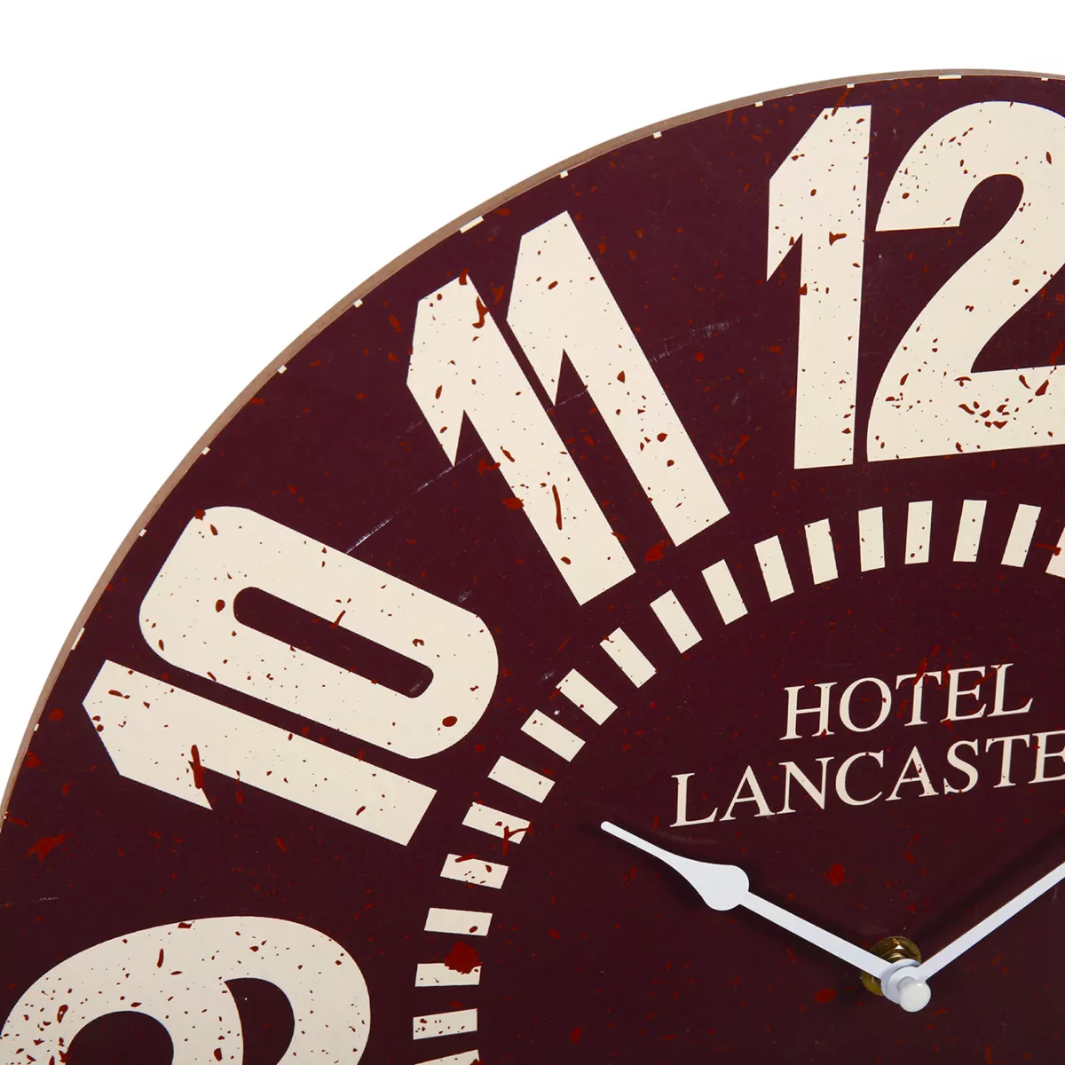 Orologio da parete legno (38 cm) Vintage Hôtel Rosso