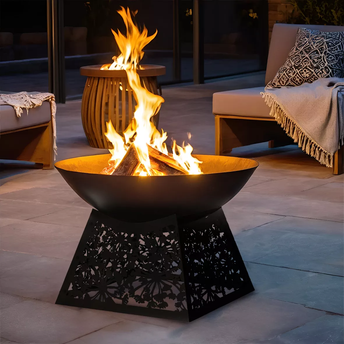 Braséro de exterior Veracruz - Negro