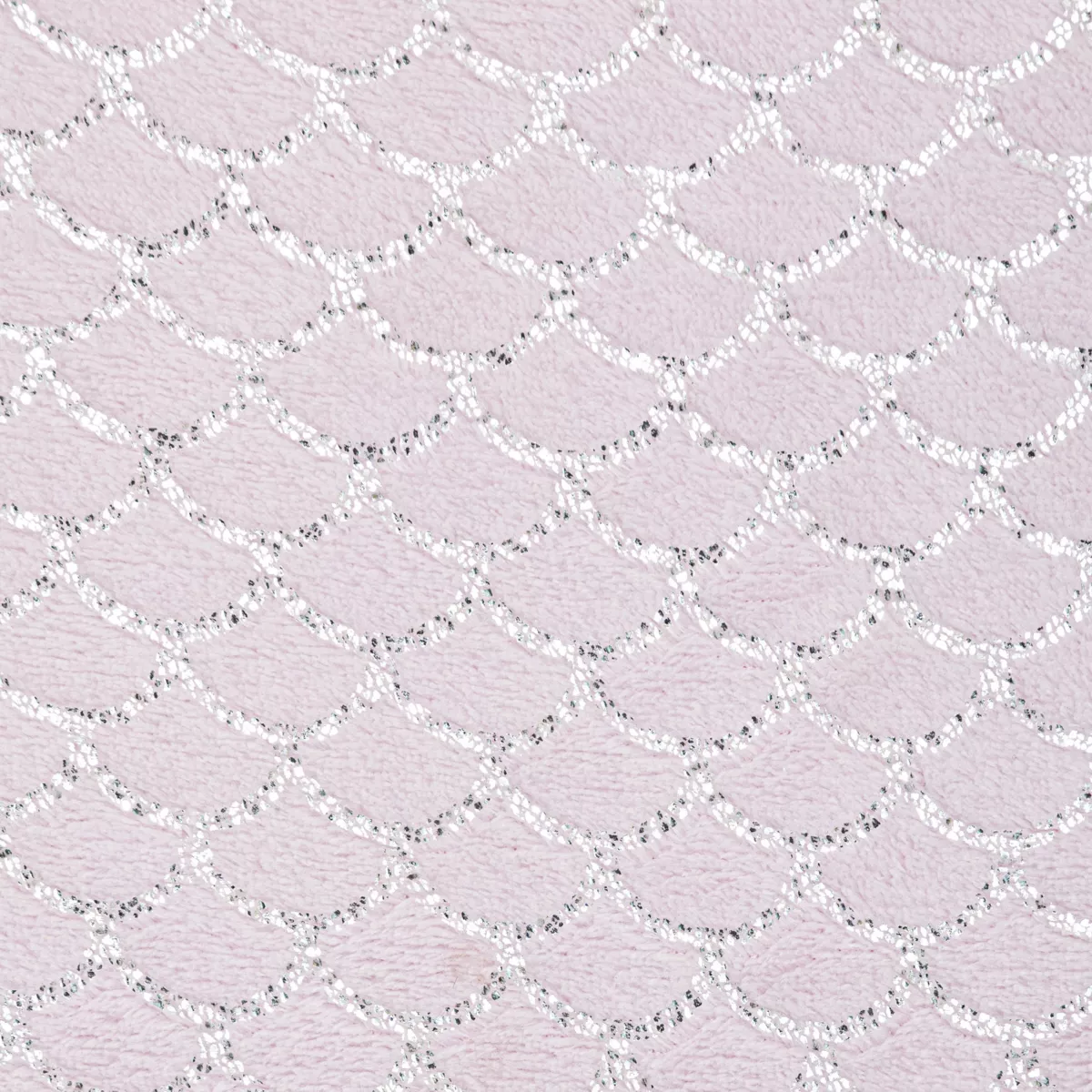 Plaid enfant doux (130 cm) Sirène Rose