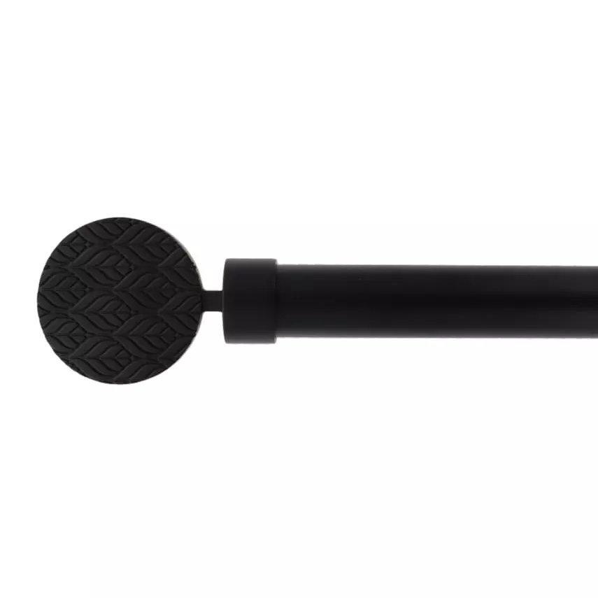 KIT EXT 210-380 CM D28 EMBOUT ONTARIO - NOIR MAT