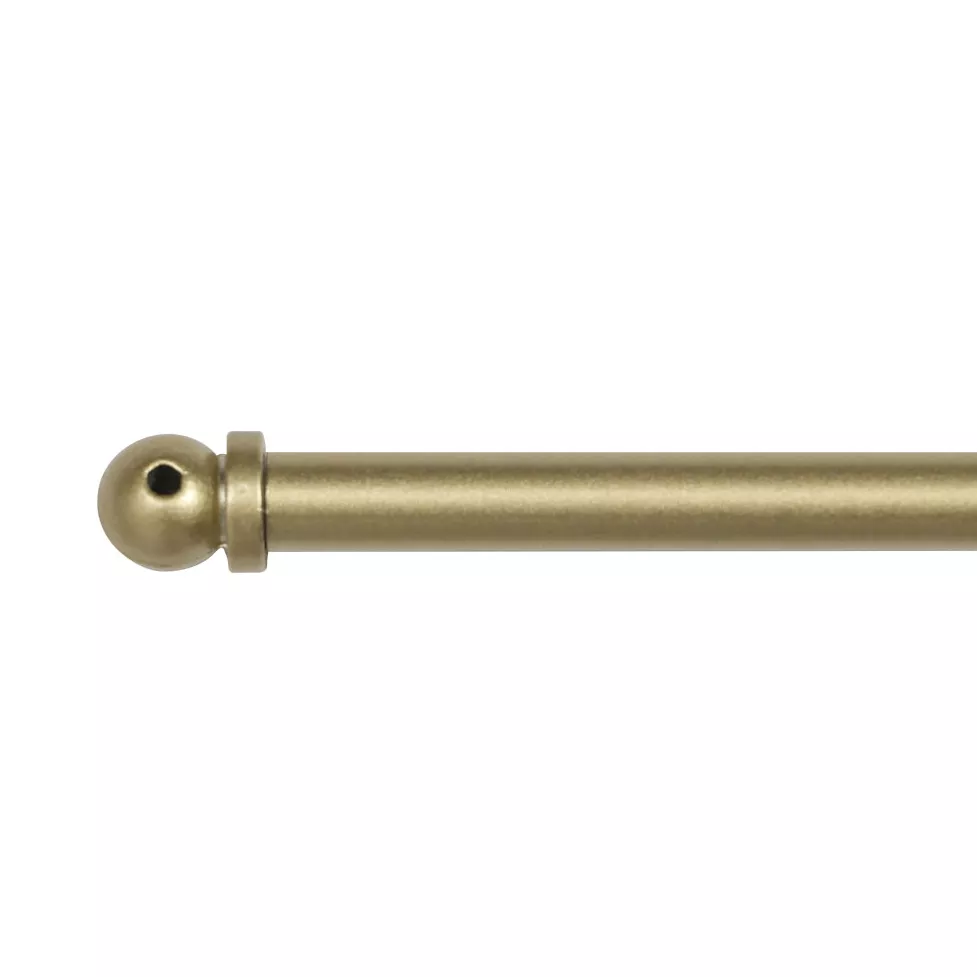 Tringle autobloquante extensible ronde (L60 - 80 cm / D10 mm) Pia Gris béton - A