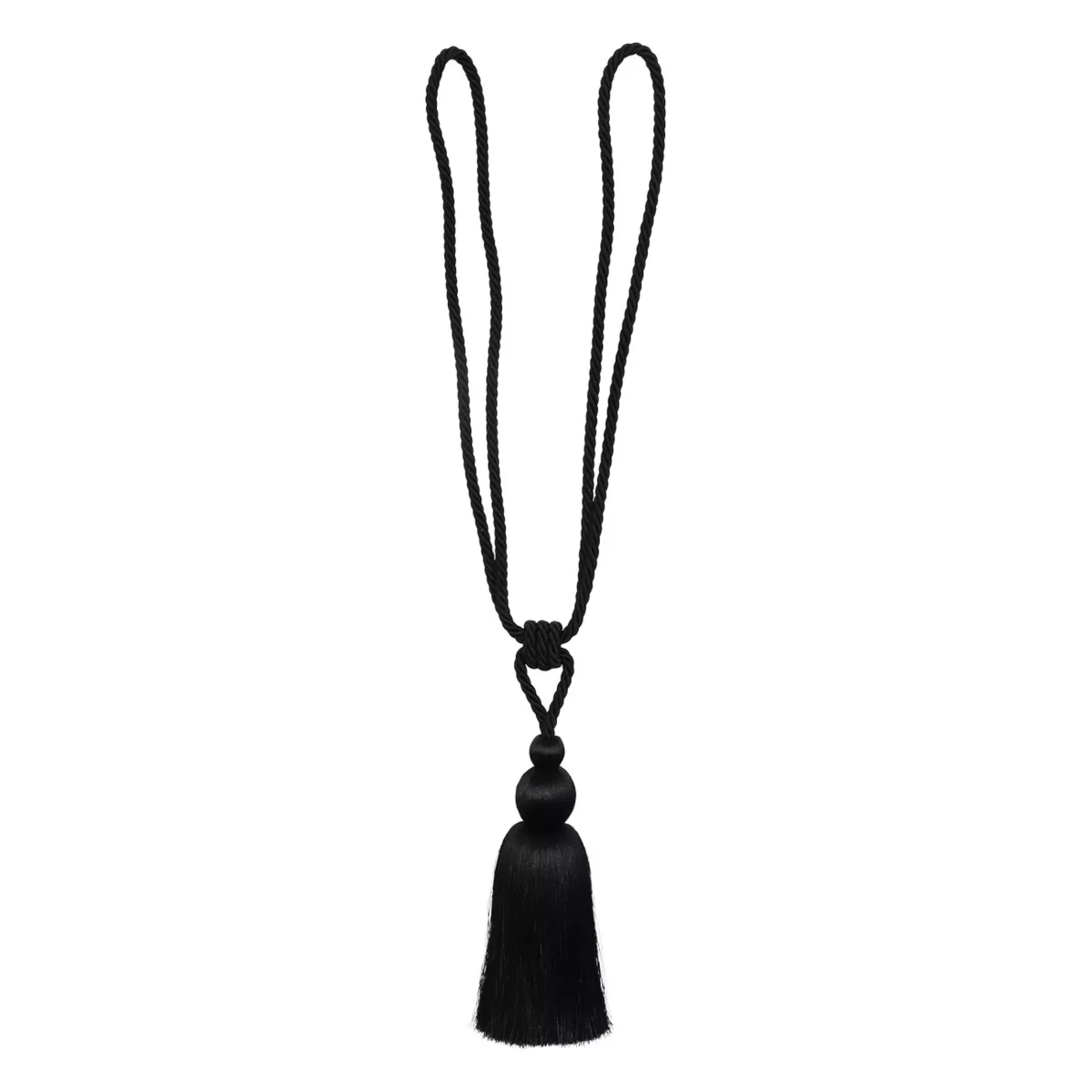 Alzapaños para cortina (92 cm) Napoléon Negro