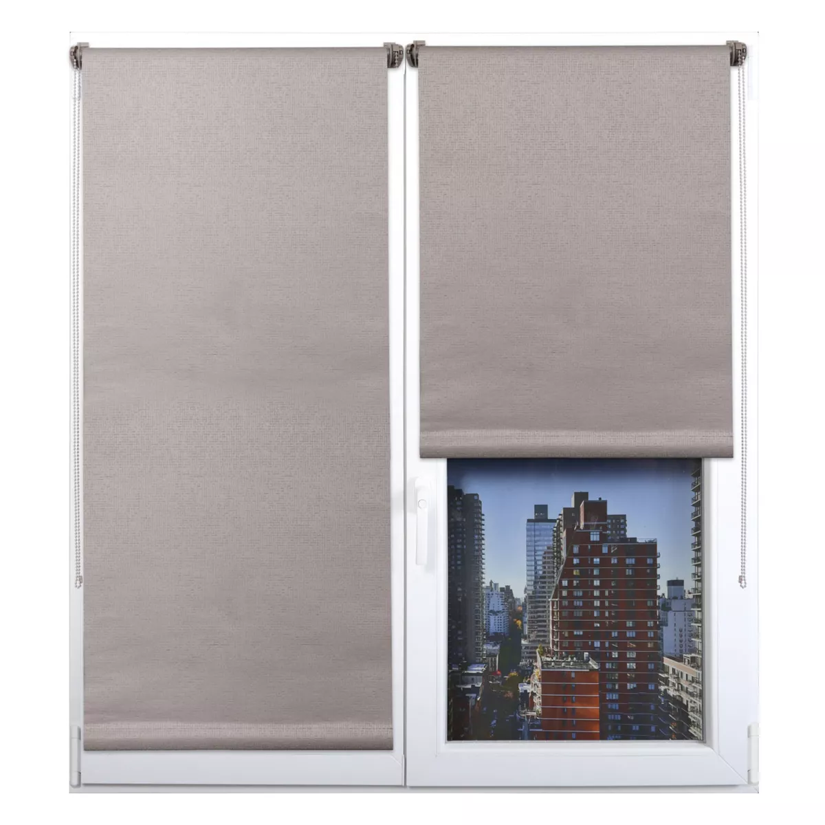 Verduisterend Rolgordijn (45 x 180 cm) Lio Taupe 