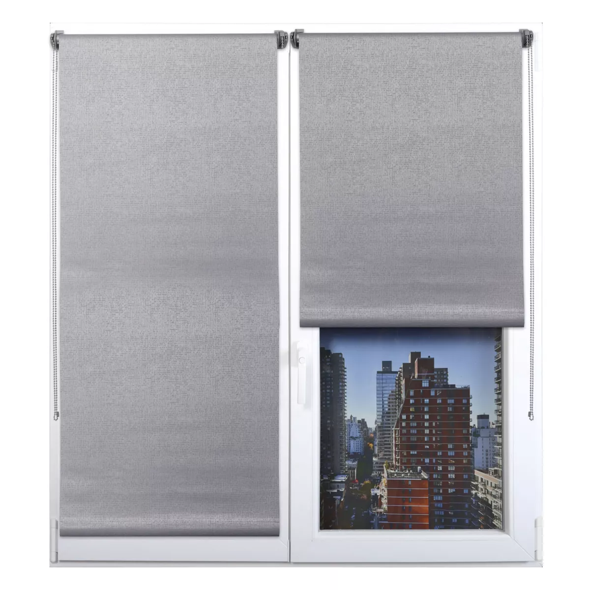 Tenda a rullo oscurante (75 x 180 cm) Lio Grigio 