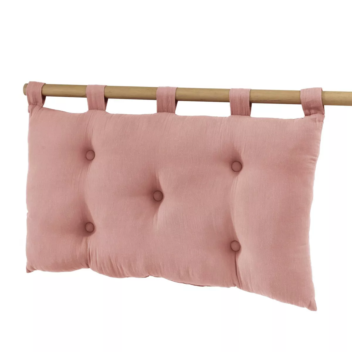 Testata letto garza di cotone (80 cm) Gaïa Rosa pesca