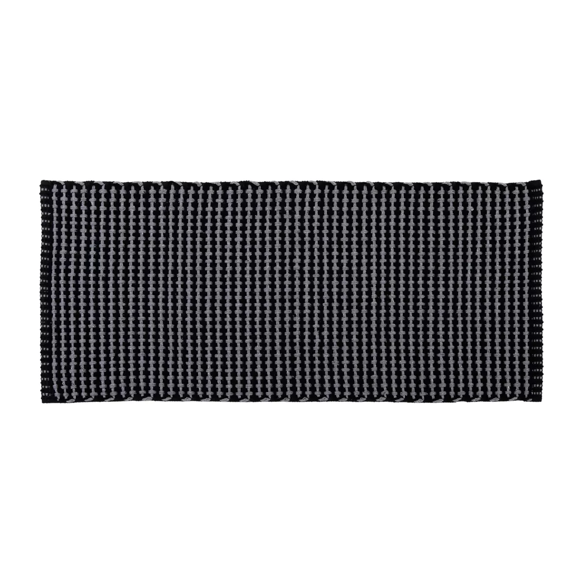 Tappeto da salotto in cotone (50 x 120 cm) Mimetismo Grigio antracite e nero