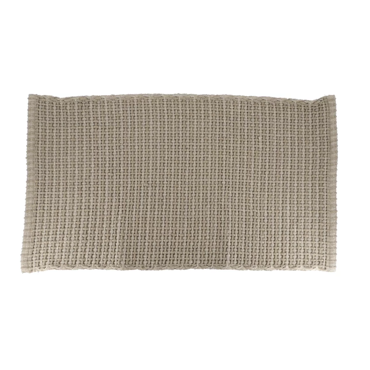 Woonkamer katoenen tapijt (50 x 90 cm) Mimetisme Taupe
