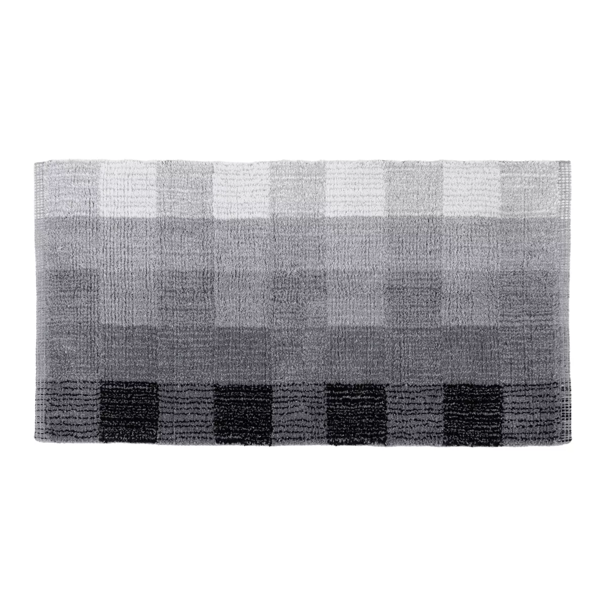 TAPIS LOUISE COTON/AUTRES FIBRES 45X90 CM - GRIS