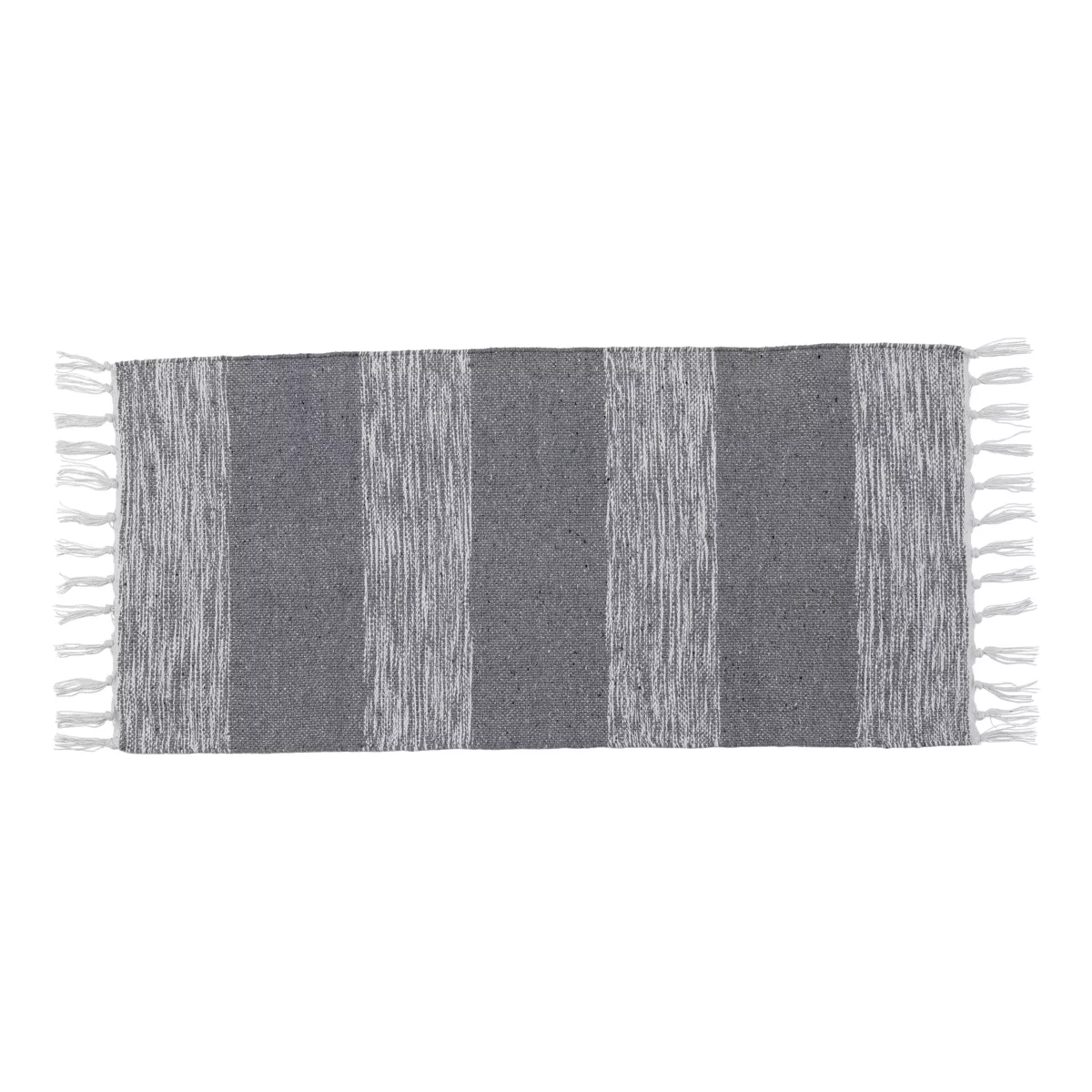 Tappeto da soggiorno cotone (45 x 90 cm) Ambra Grigio