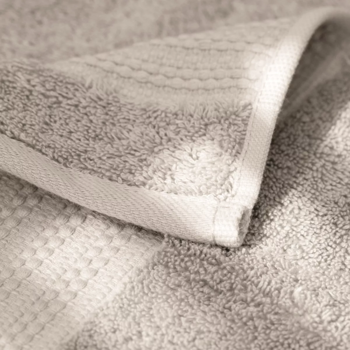 Serviette de bain coton bio (70 x 130 cm) Garance Beige pampa 2