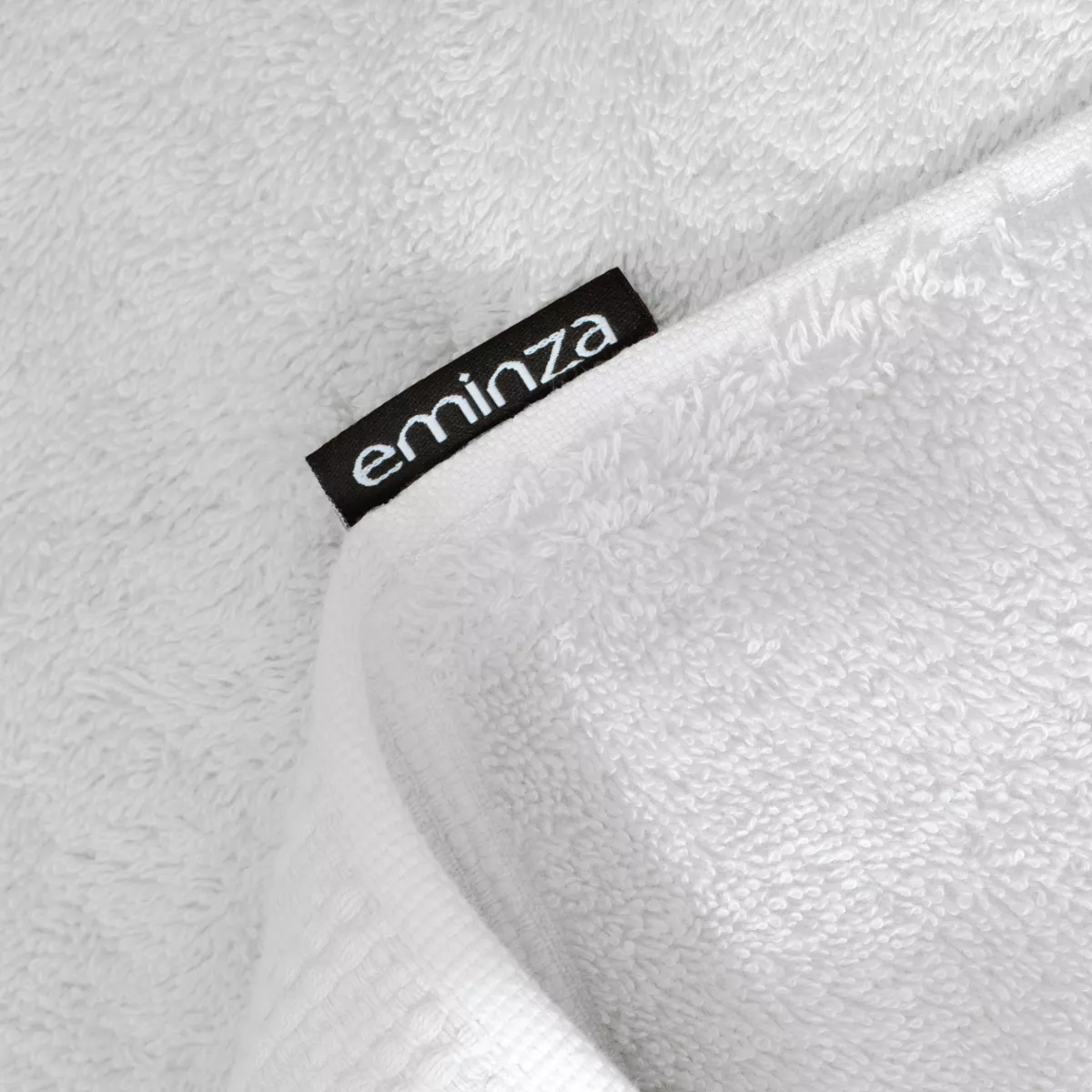 Serviette de bain coton bio (30 x 50 cm) Garance Blanc chantilly 3