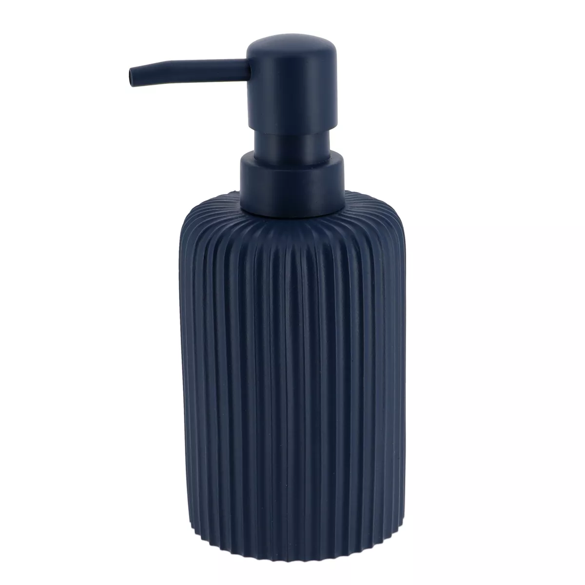 Set de accesorios de baño resina Strié Azul marino