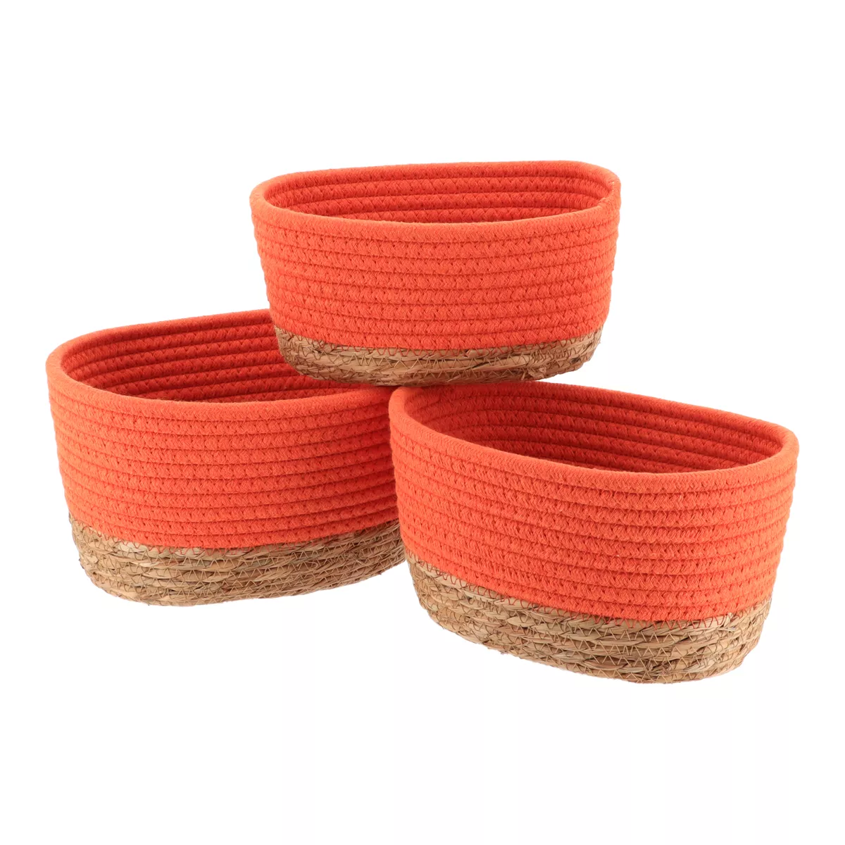 3er Set Körbe Timeless Orange
