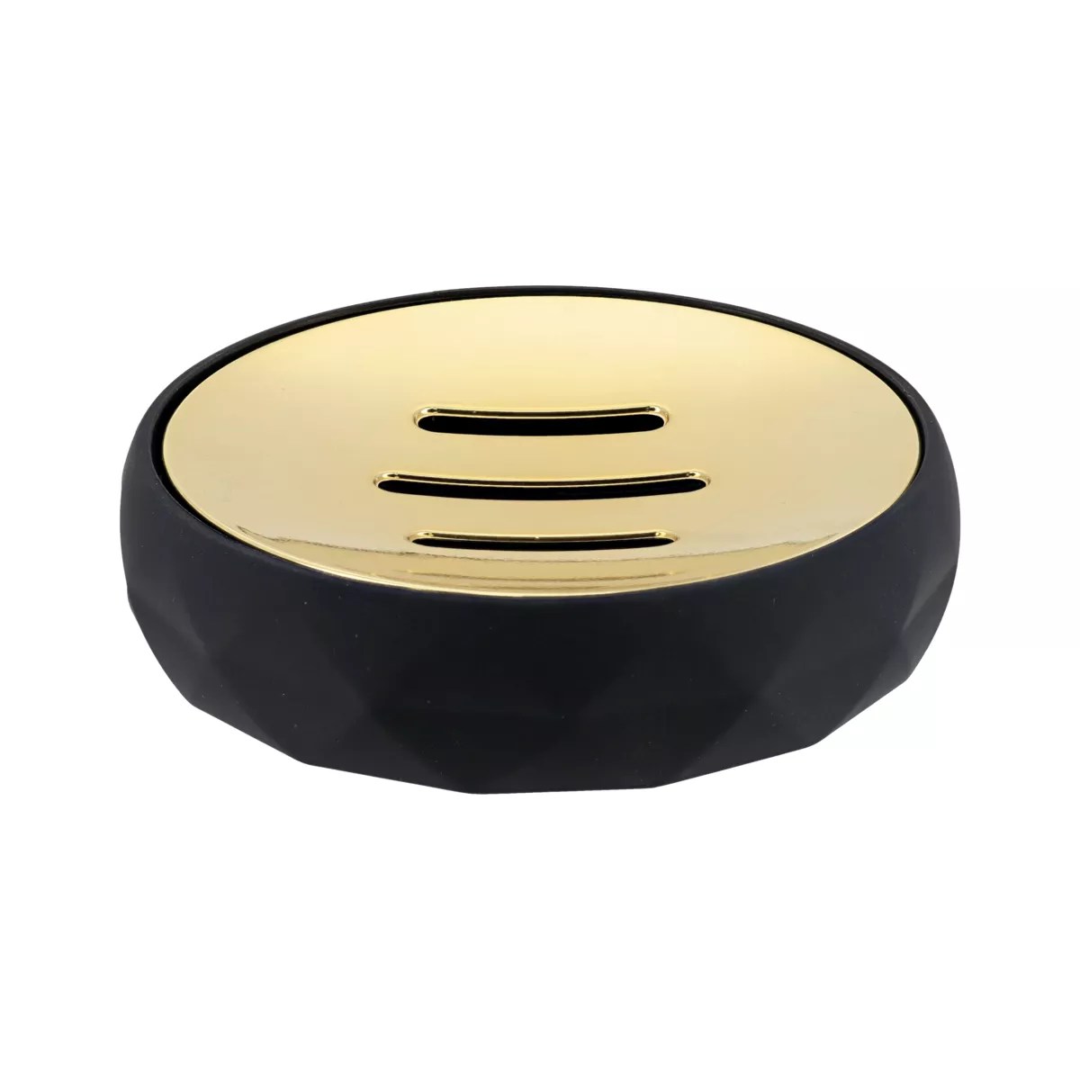 Set de accesorios de baño goma Rubby Negro 