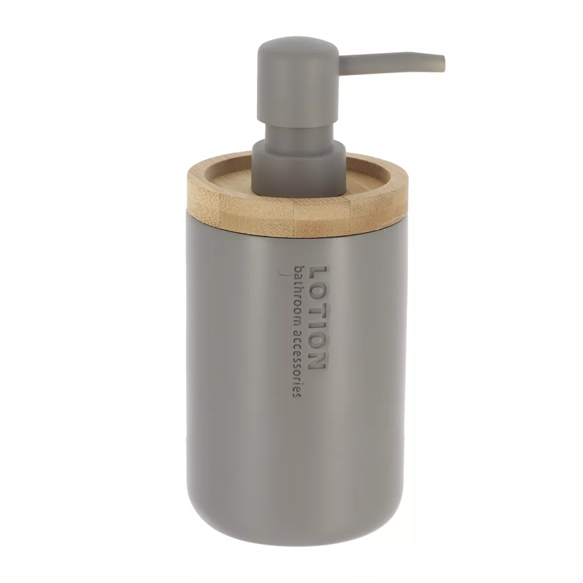 Set de accesorios de baño Purebamboo Gris