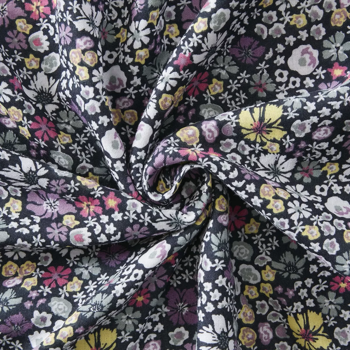 Funda de almohada cuadrada en gasa de algodón (60 x 60 cm) Elya Violeta